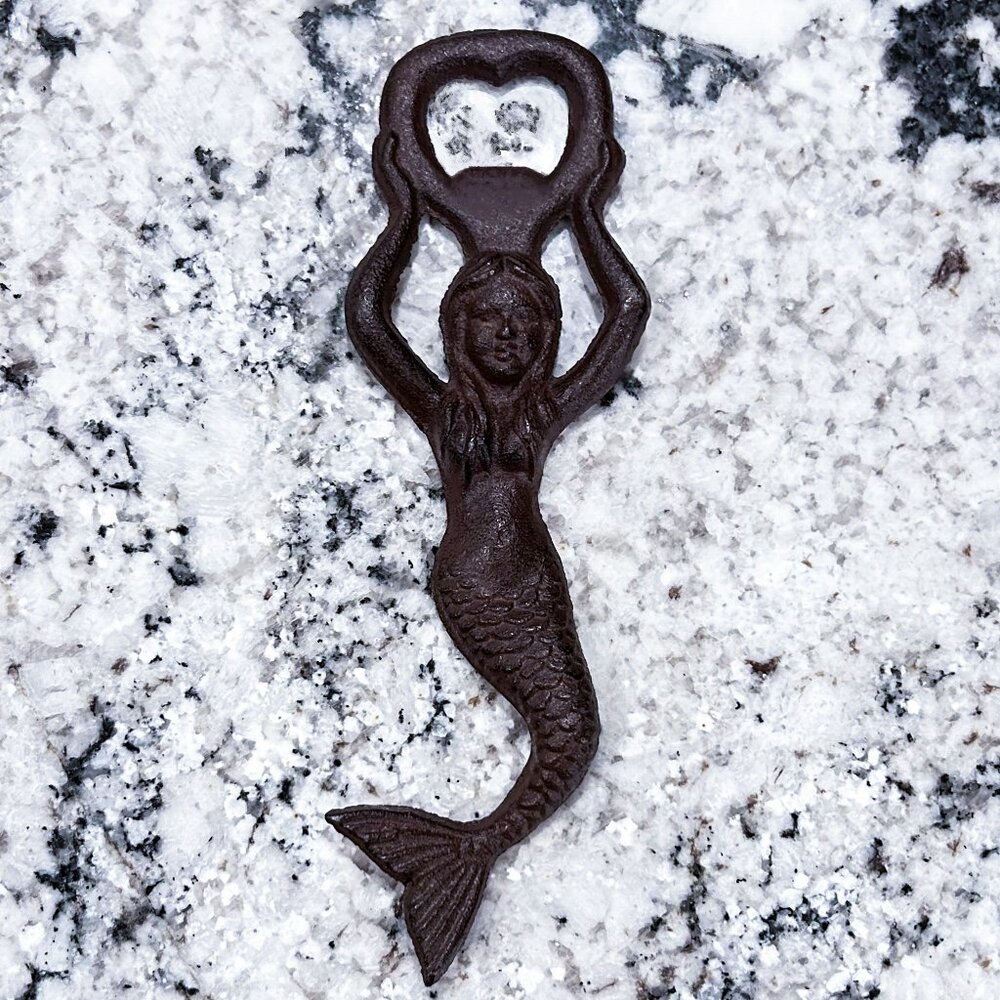 Cast Iron Mermaid Bottle Opener